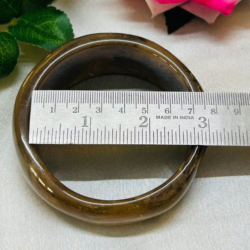 Olive Green Resin Bangles