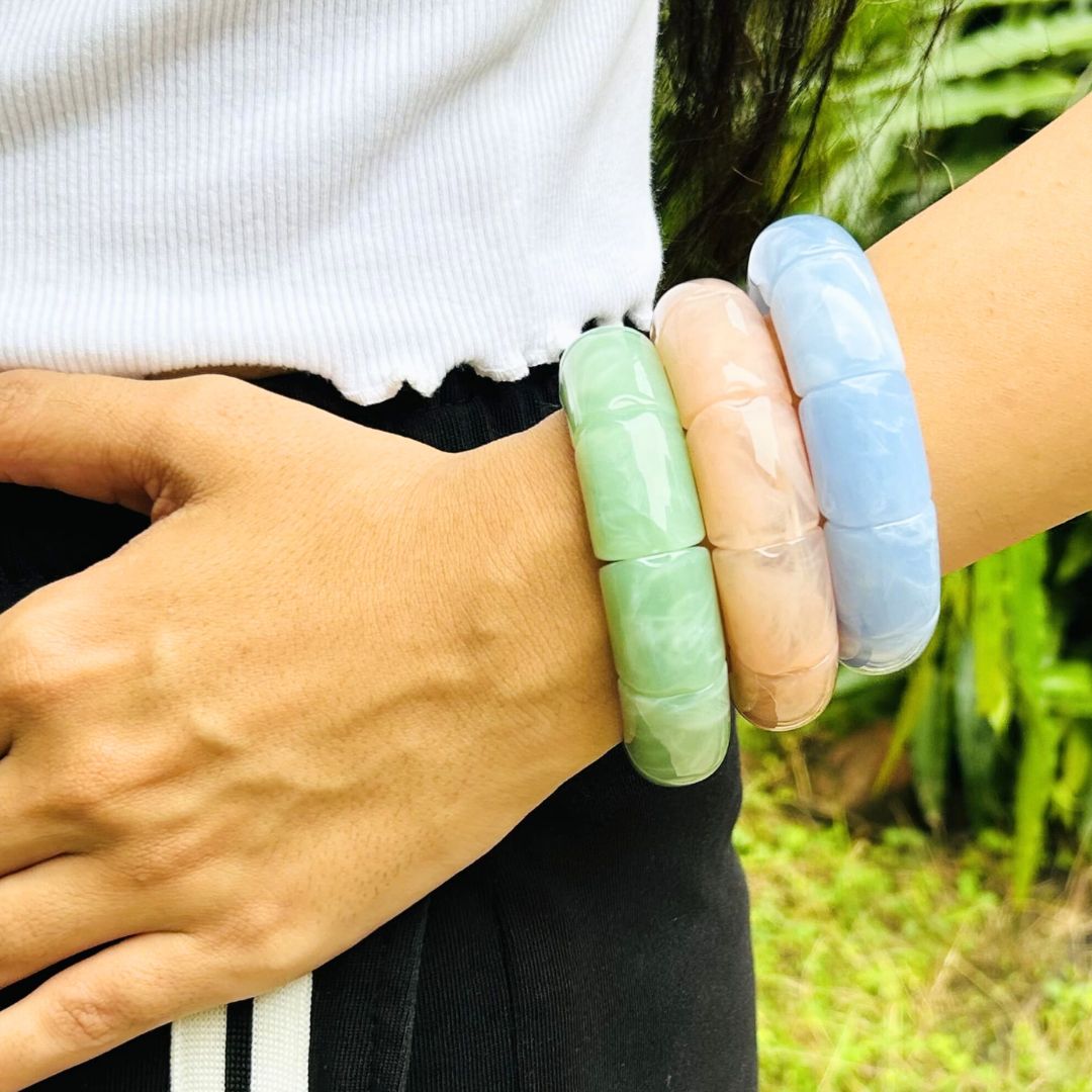 Boho Acrylic Bracelet Set