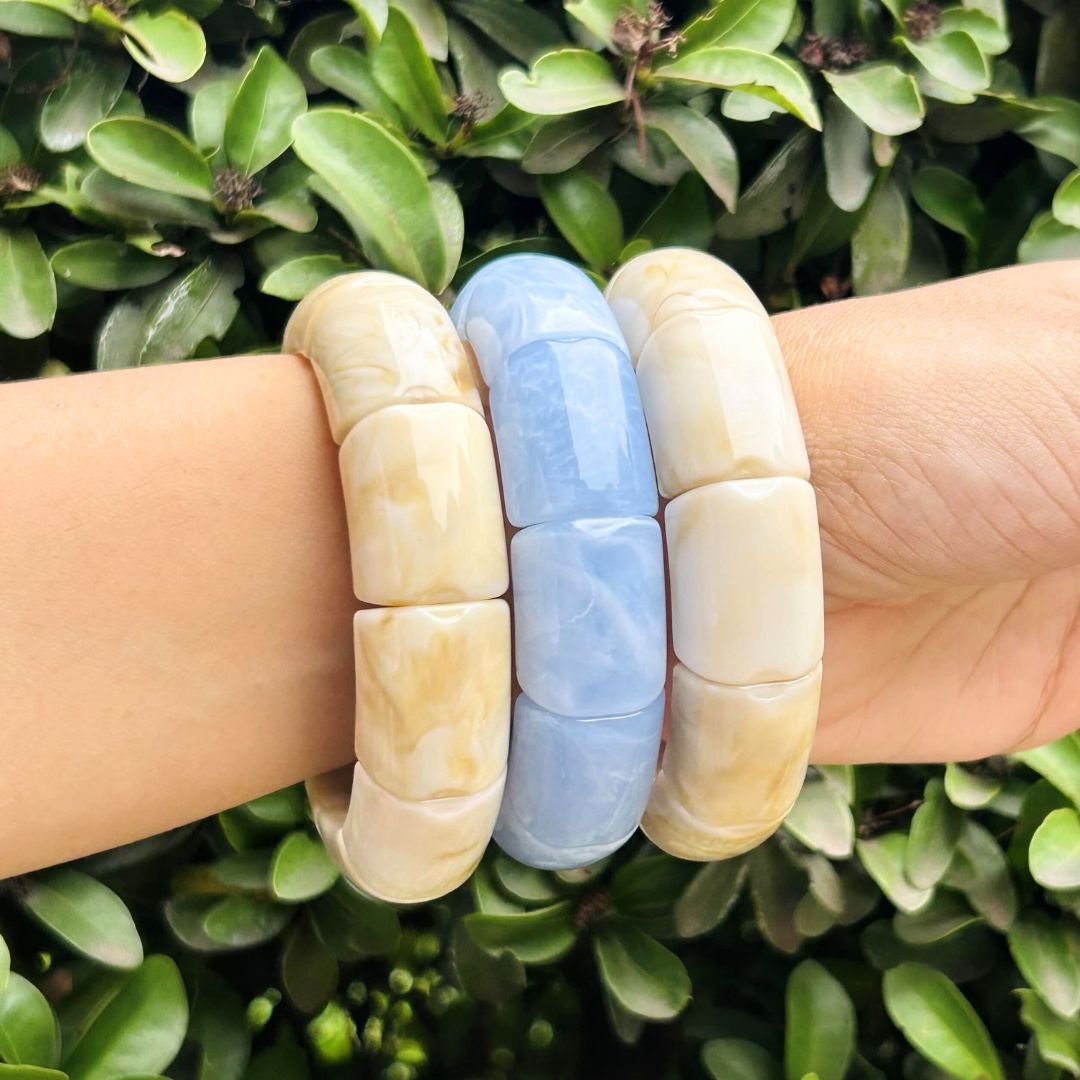 Boho Acrylic Bracelet Set