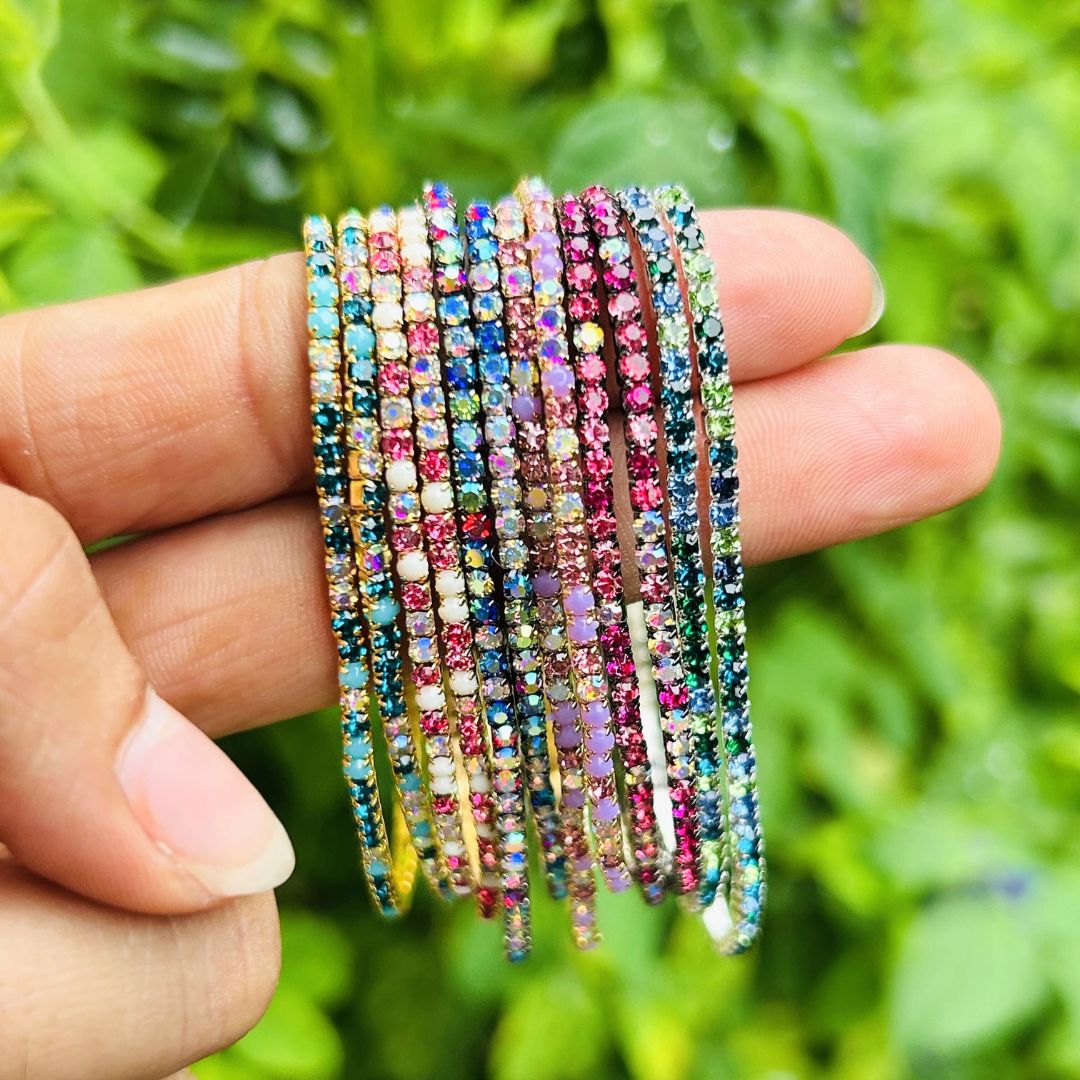 Stretchable Rainbow Bracelet - Pack of 12