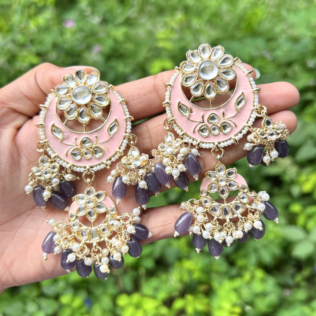 Gold-Plated Classic Chandbalis Earrings