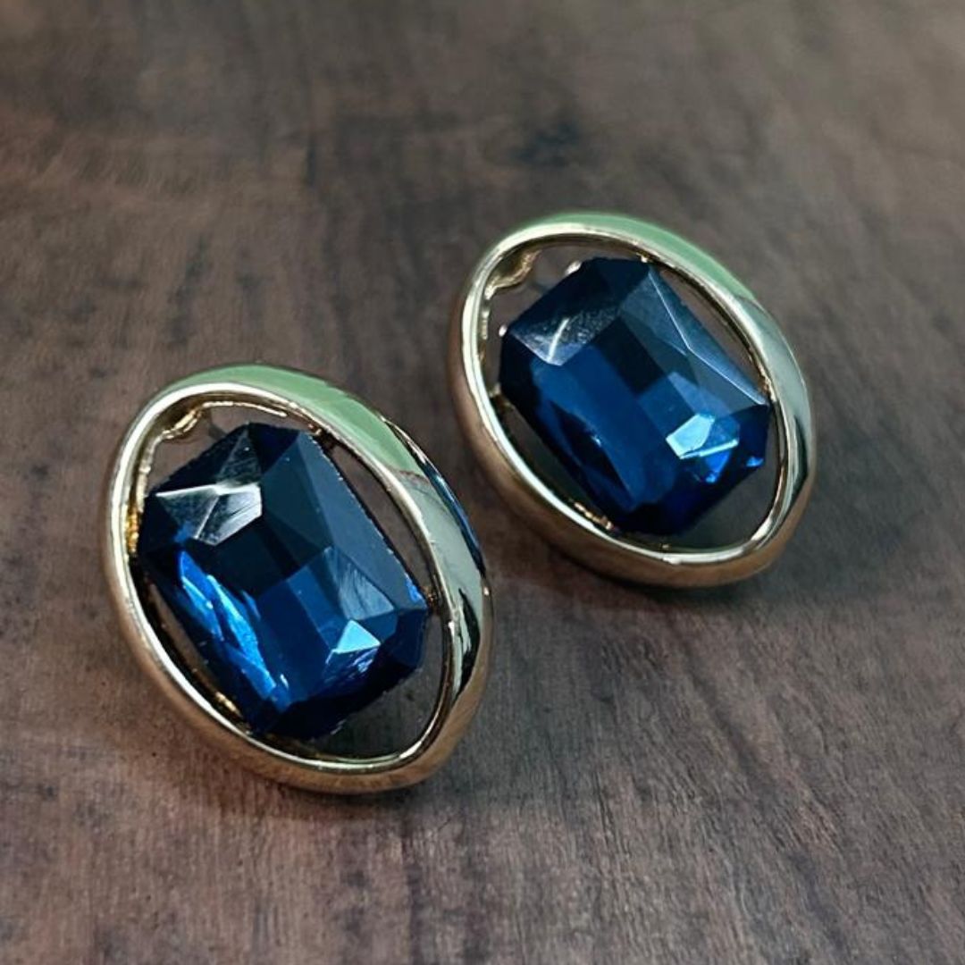 Bryn Rhinestone Stud Earrings