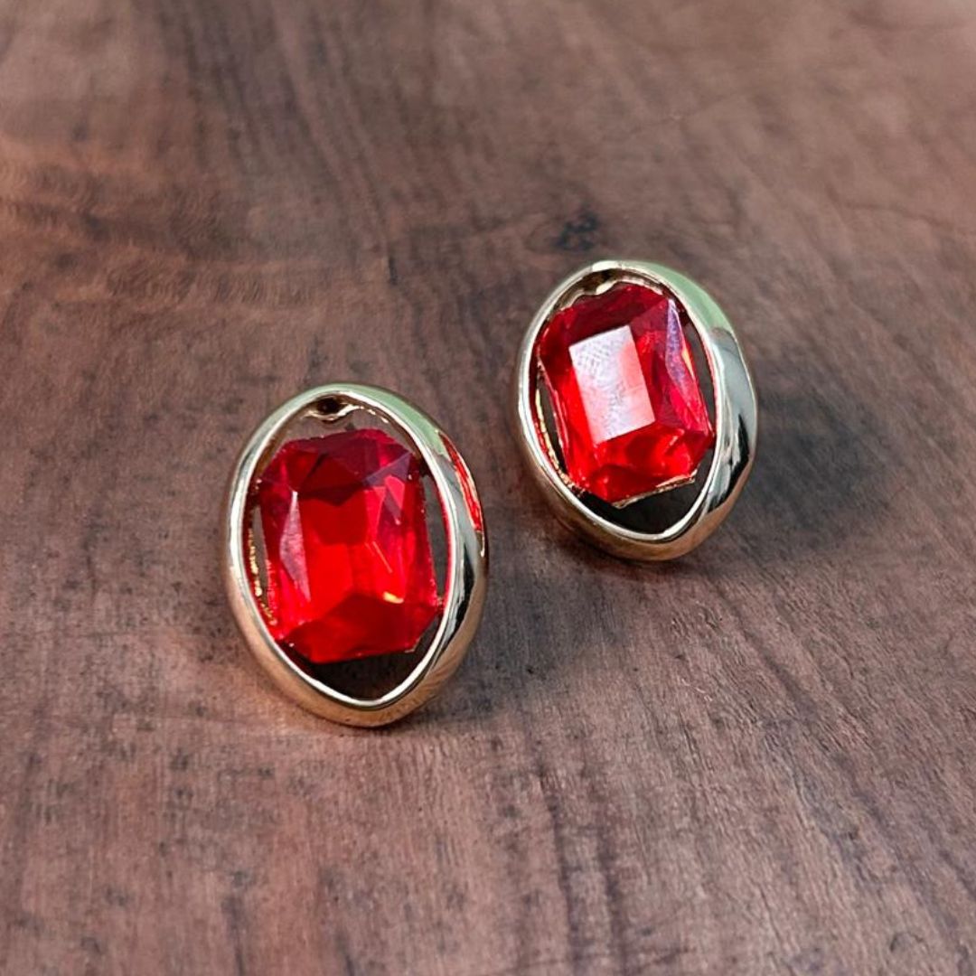 Bryn Rhinestone Stud Earrings