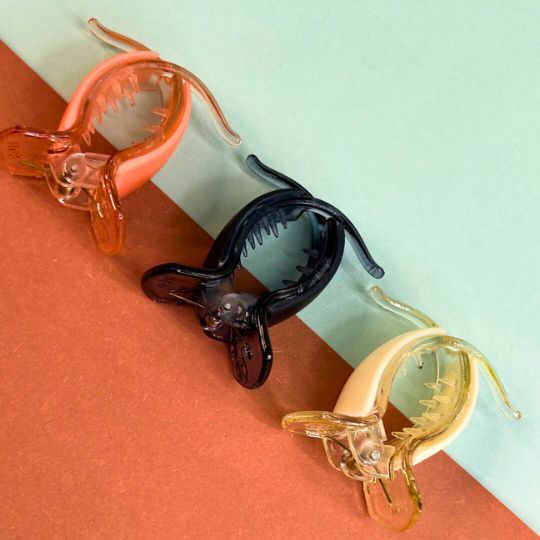 LAIDA Women Set of 3 Embellished Claw Clip