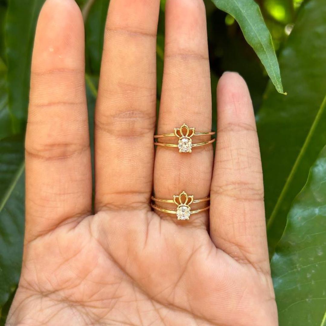 Princess Minimal Finger Ring