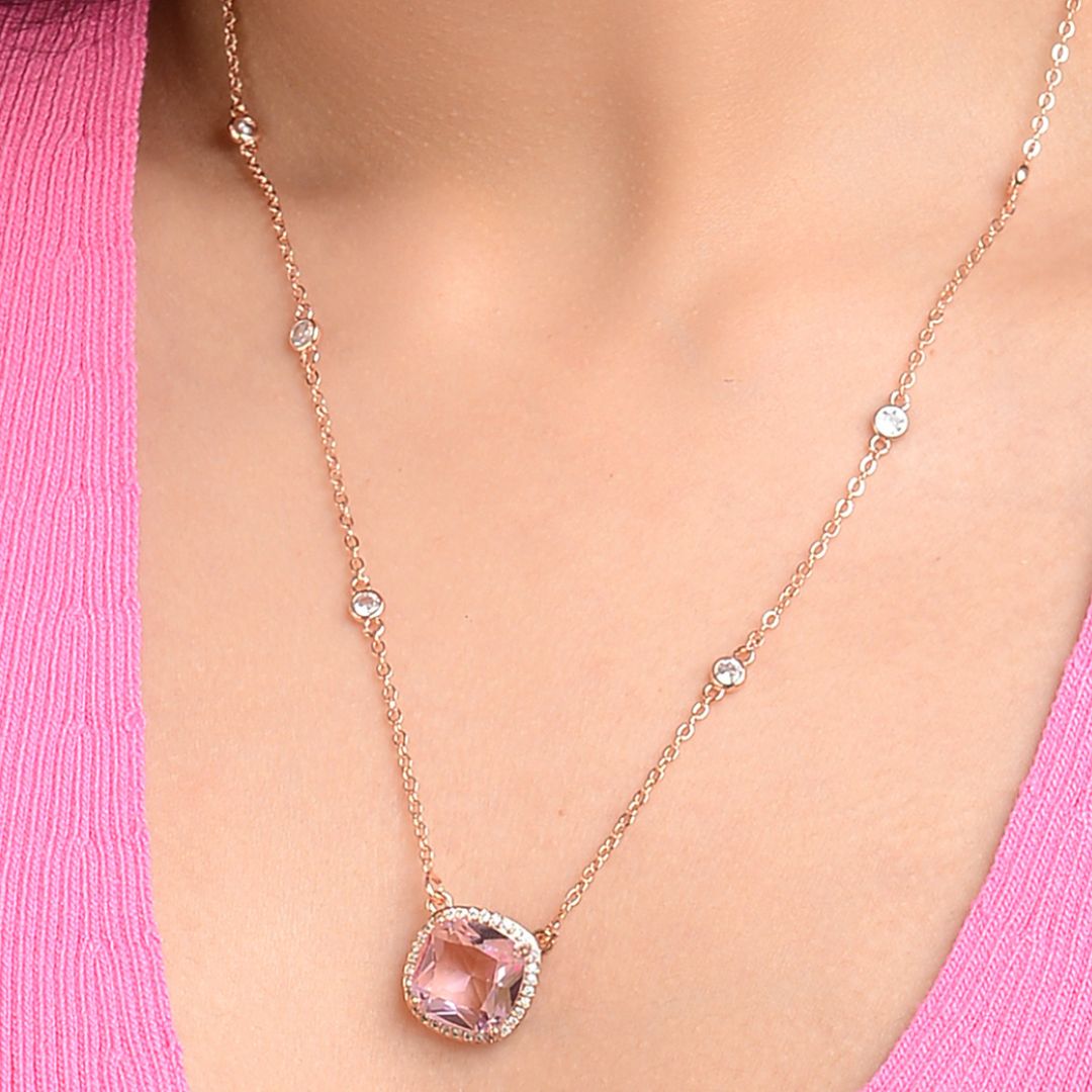 Pink Charm Ruby Pendant