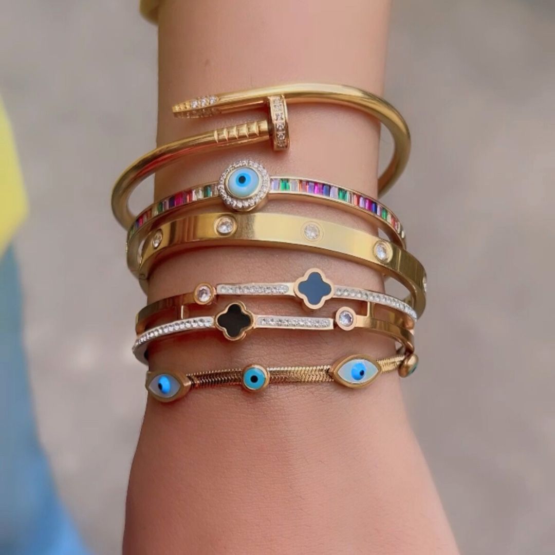 Knot Golden American Diamond - Bracelet