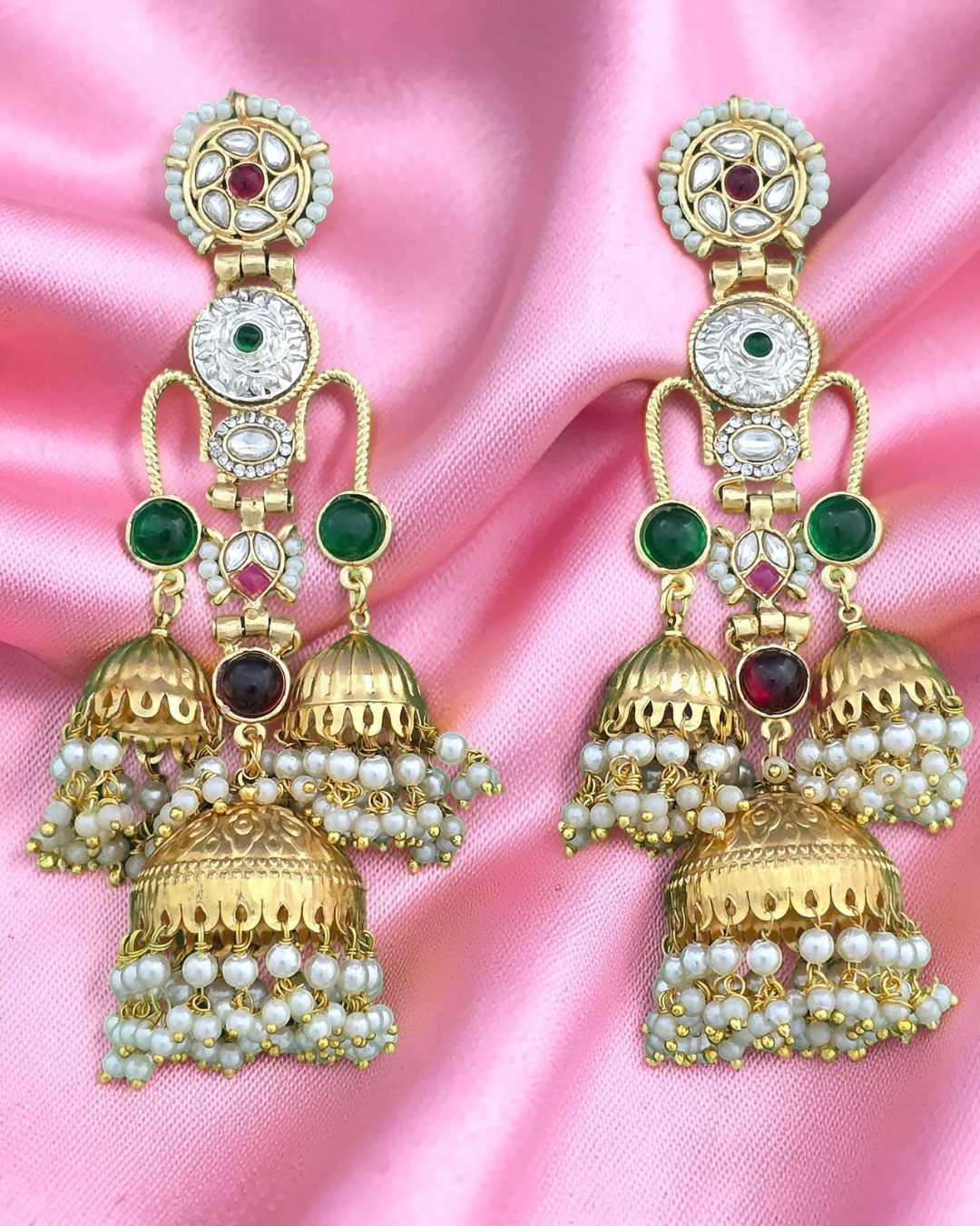 Sehar Ruby Kashmiri Earrings