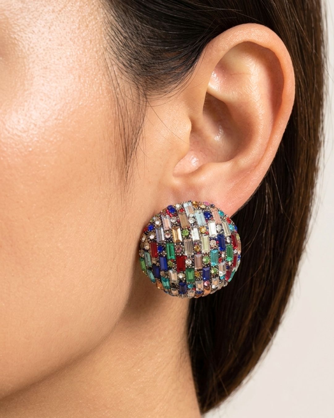 Bling Blogger Multi Stud Earrings - Small