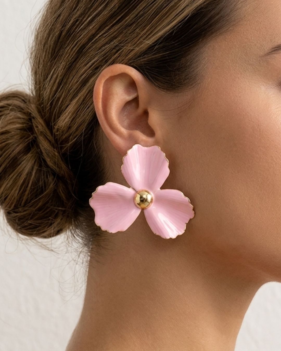 Flower Baby Pink Earrings