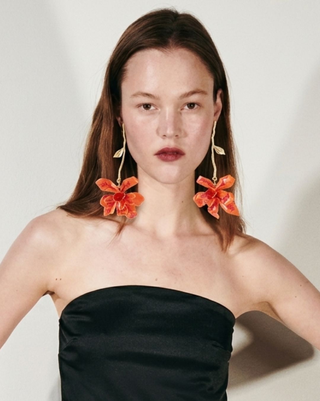 Sunset Petal Drop Earrings
