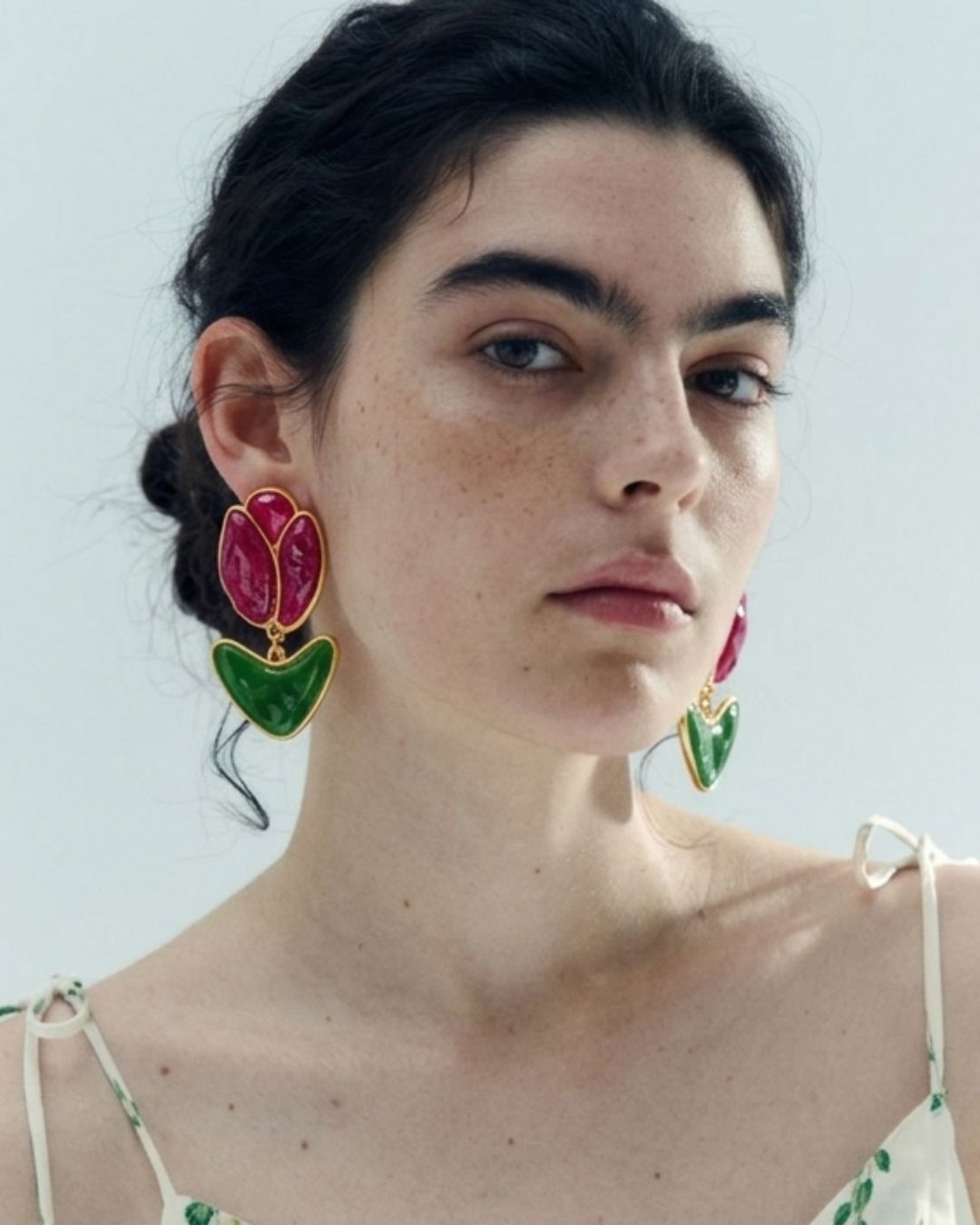 Premium Tulip Flower Earrings