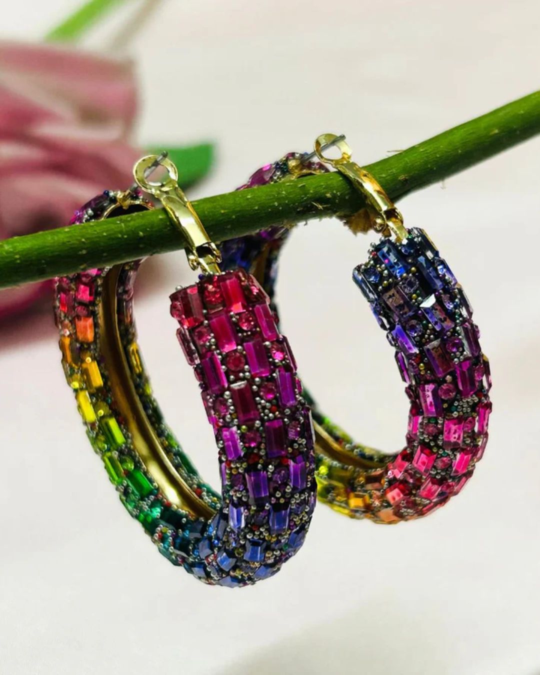 Bling Blogger Multi Hoop Earrings