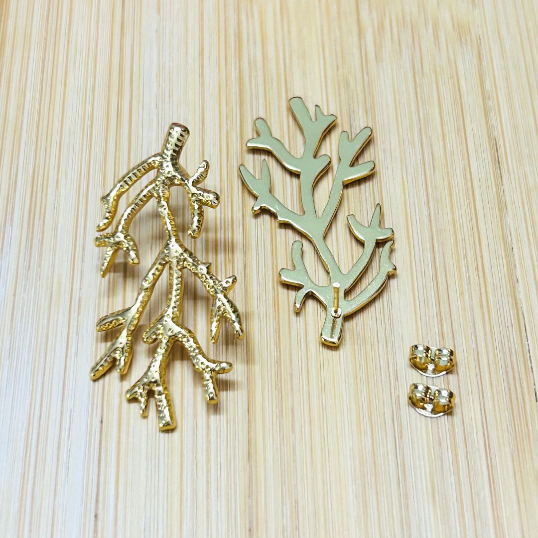 Golden Branch Earrings