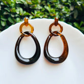 Smoky Loop Earrings