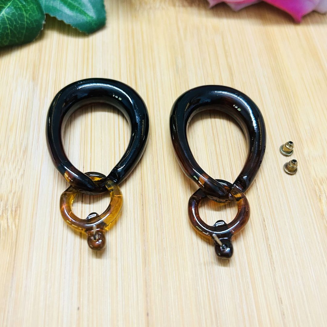 Smoky Loop Earrings