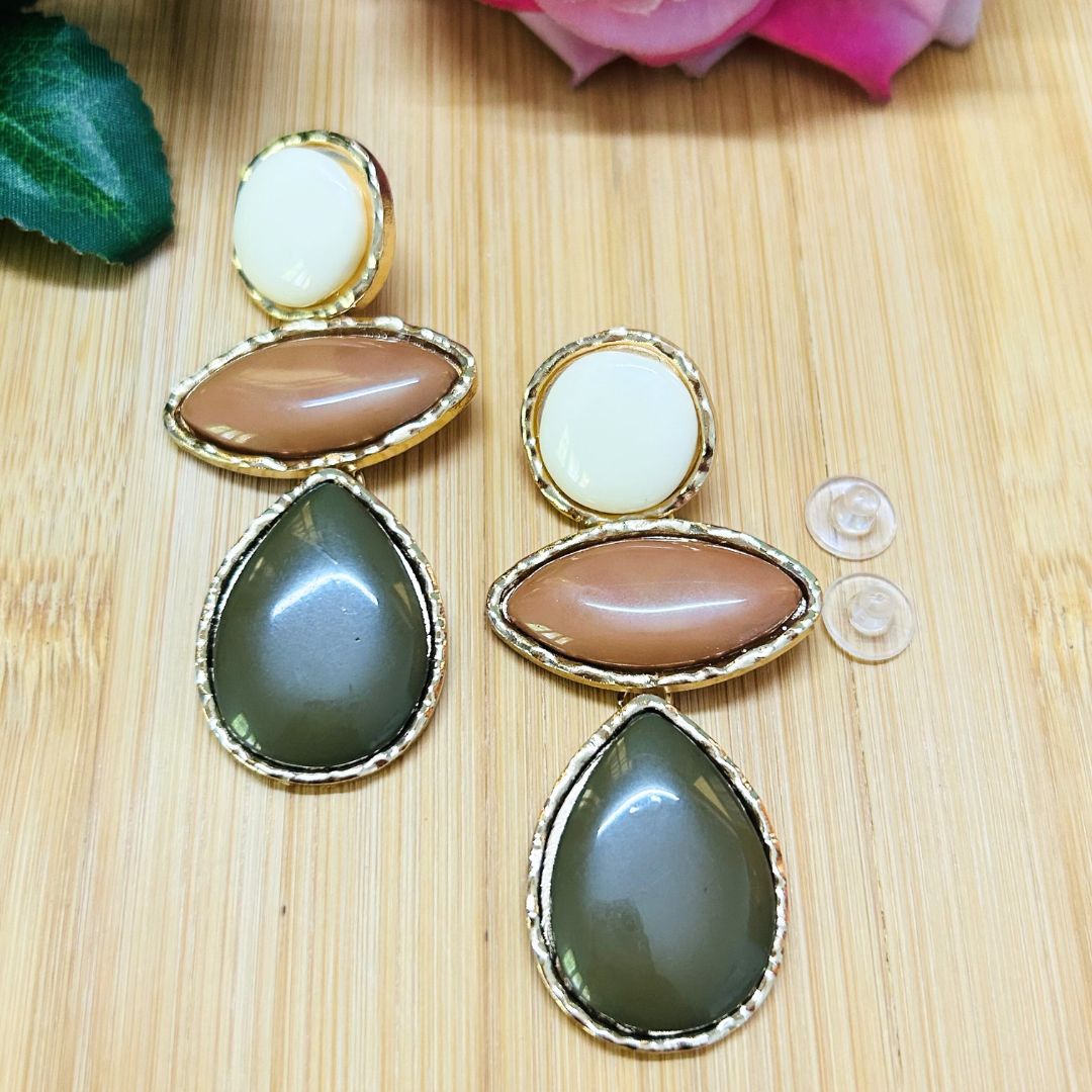 Multicolor Resin Earrings