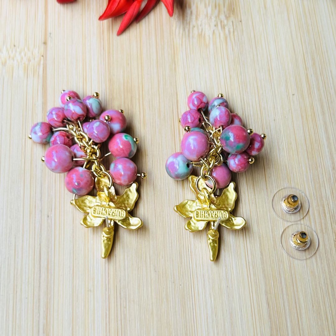 Berry Pop Drop Earrings