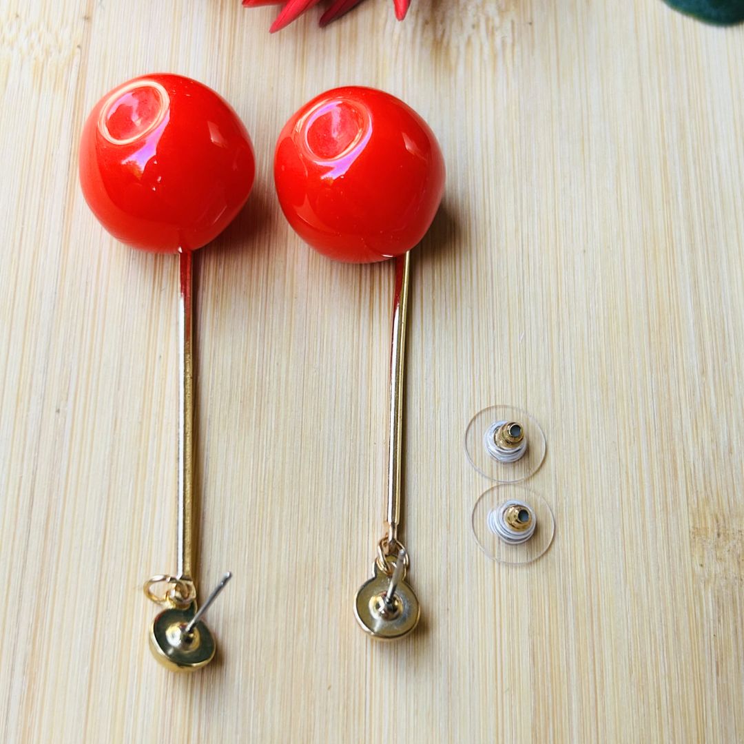 Cherry Drop Earrings