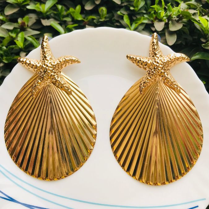 Star Shell Golden Earring