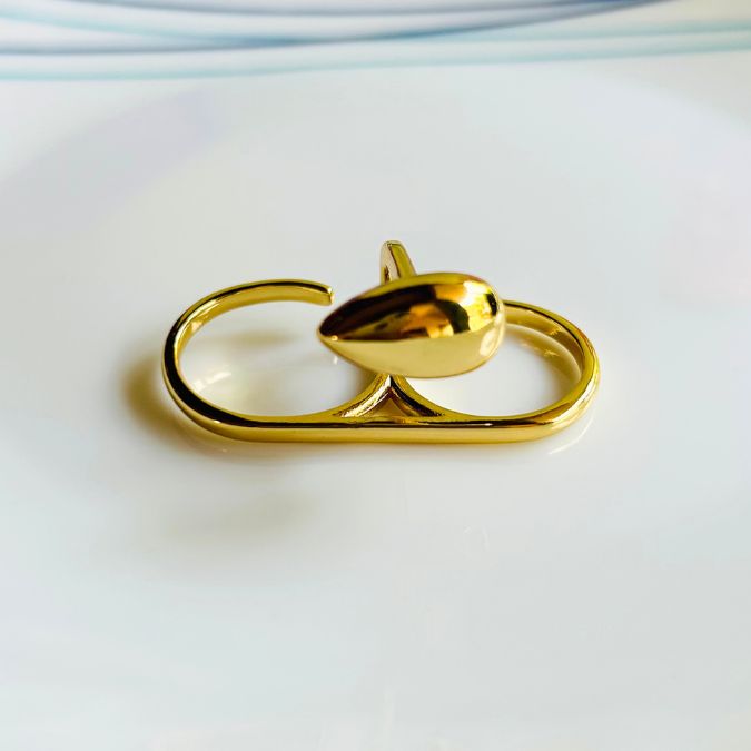 Two Finger Statement Ring