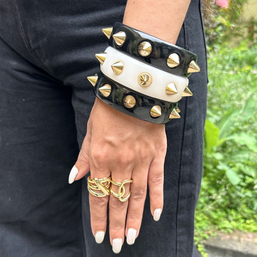 Spiked Resin Bracelet