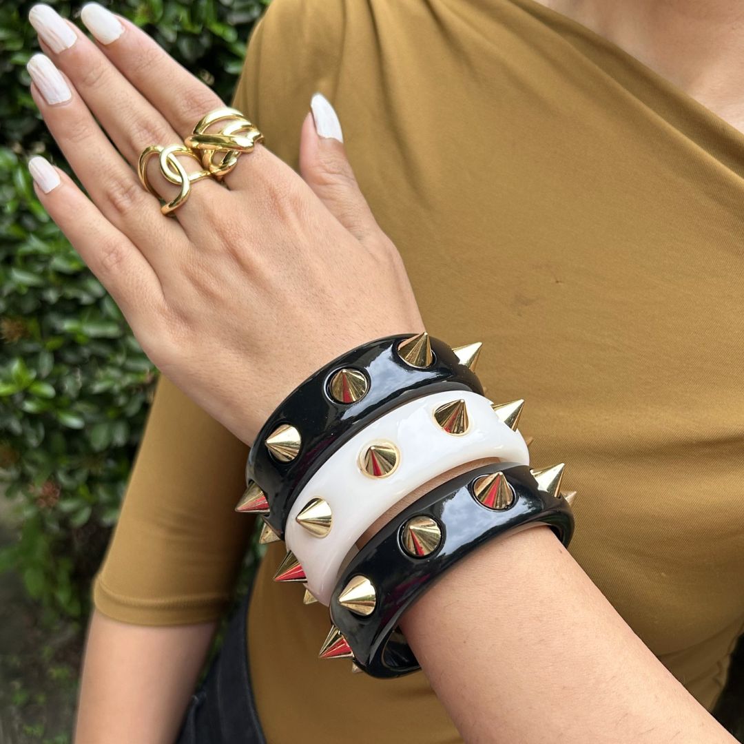 Spiked Resin Bracelet