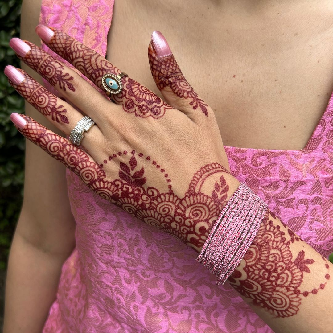 Stretchable Sparkle Rose  Silver - Plated Bracelet - Pack of 12