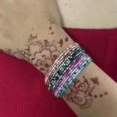 Stretchable Rainbow Bracelet - Pack of 12