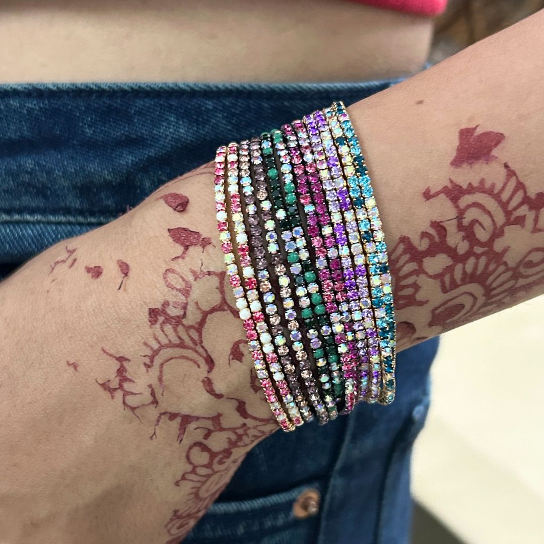 Stretchable Rainbow Bracelet - Pack of 12