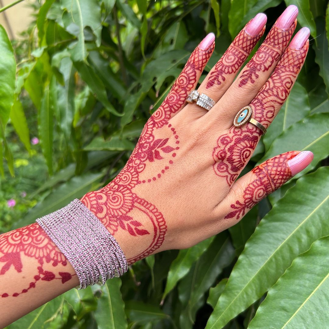 Stretchable Wine Silver Plated Bracelet - Pack of 12