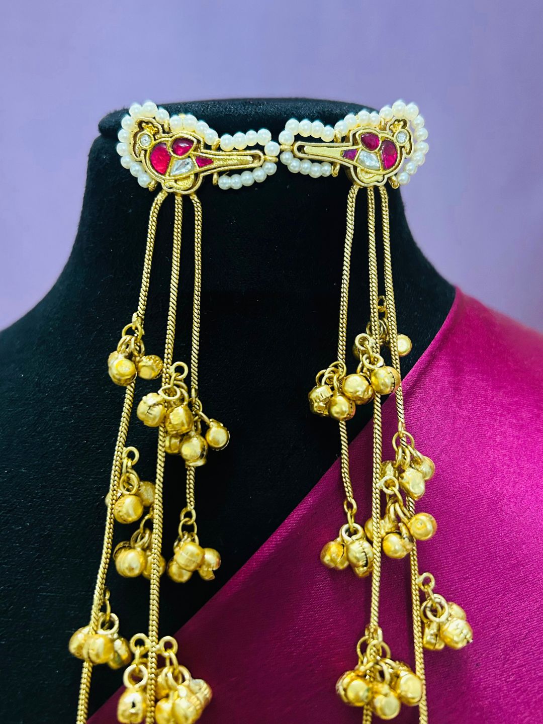 Zareen Ruby Kashmiri Earrings