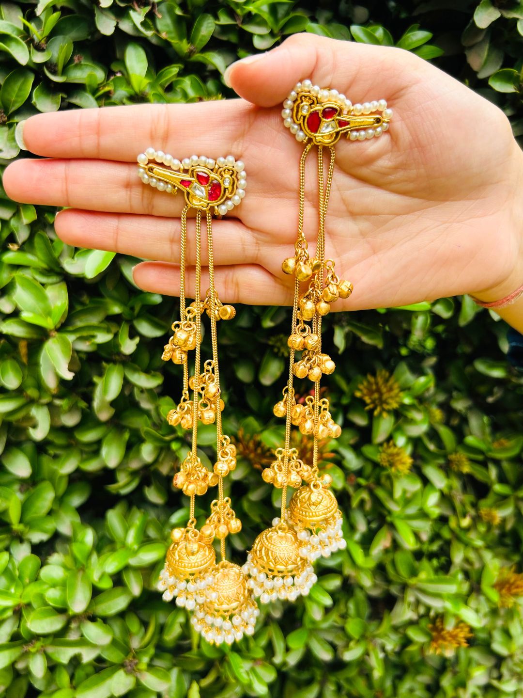 Zareen Ruby Kashmiri Earrings