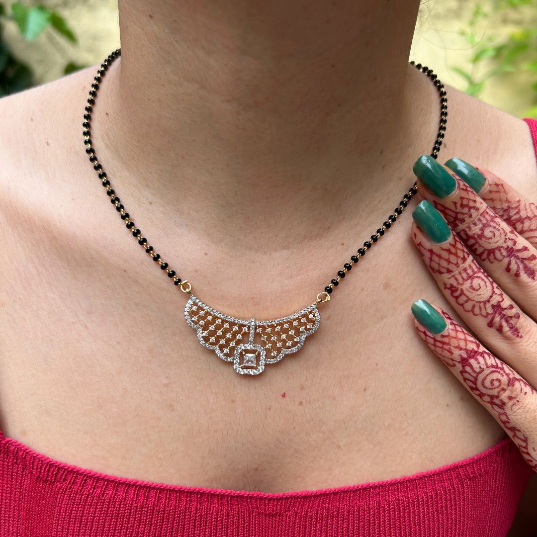 Joy CZ Designer Mangalsutra Set