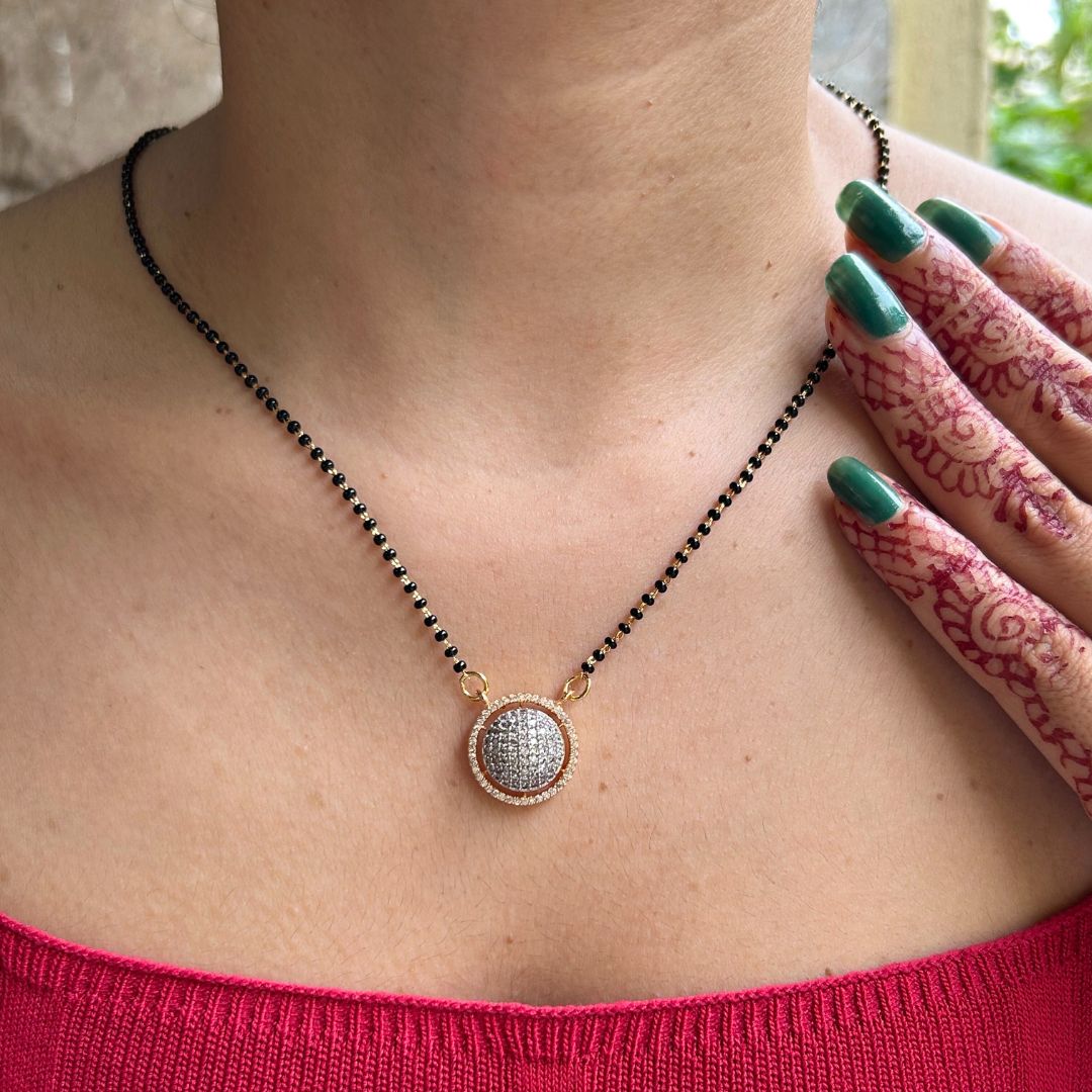 Nivedita American Diamond Mangalsutra Set