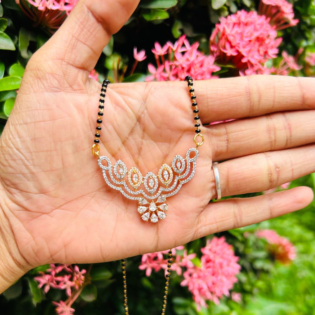 Myra American Diamond Mangalsutra Set