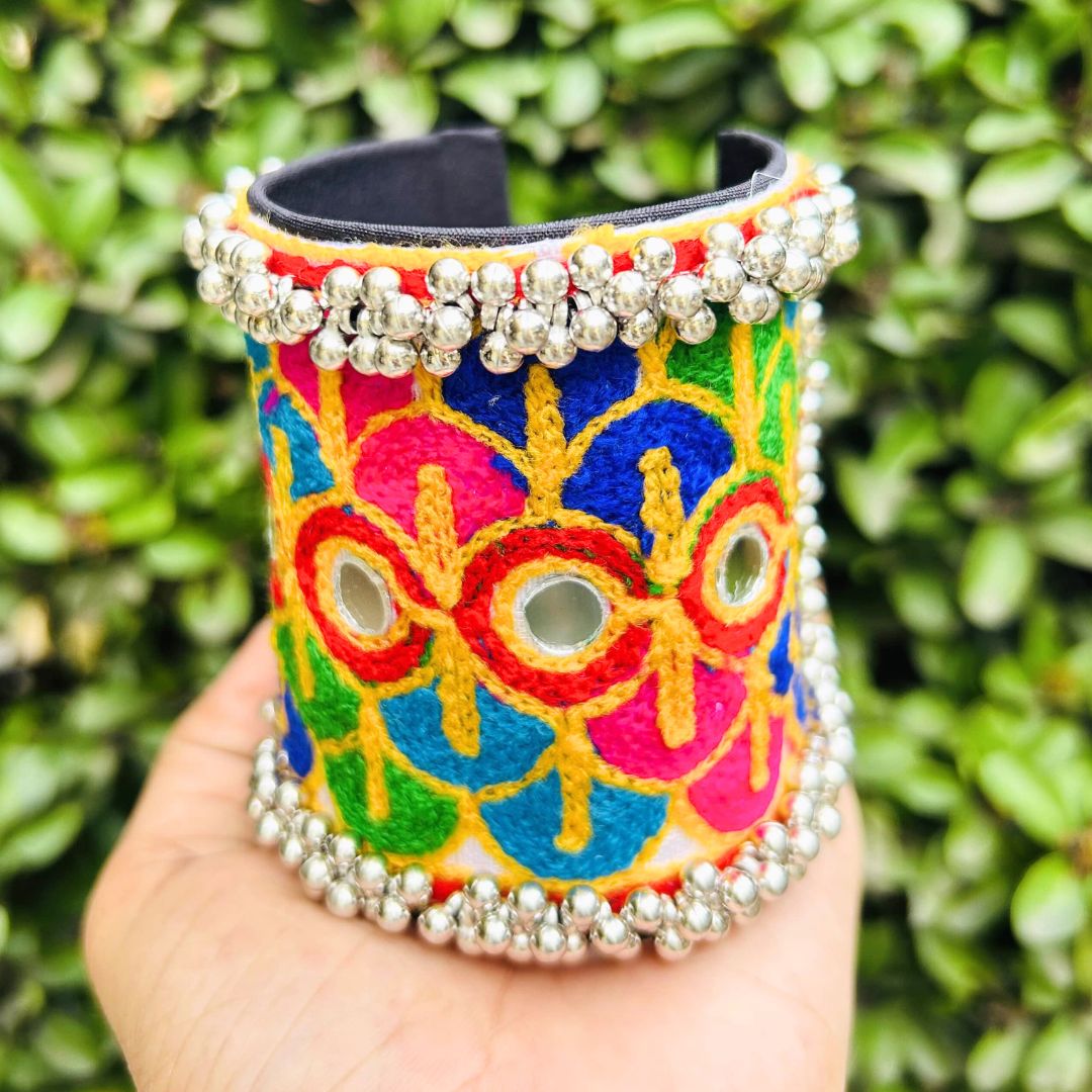 Navratri Special Premium Thread Multi-color Ghungroo Bracelet/Kada