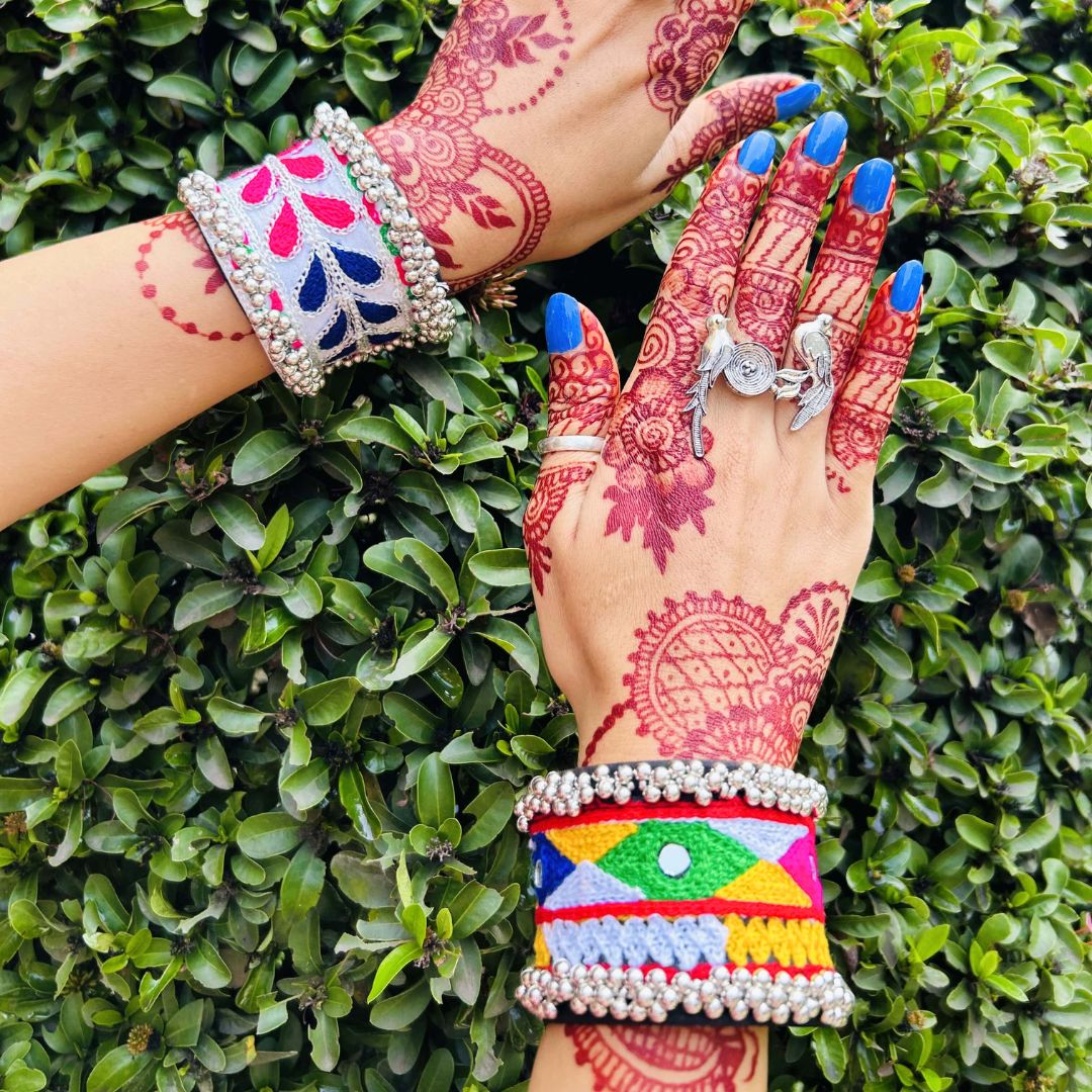 Navratri Special Premium Thread Multi-color Ghungroo Bracelet/ Kada