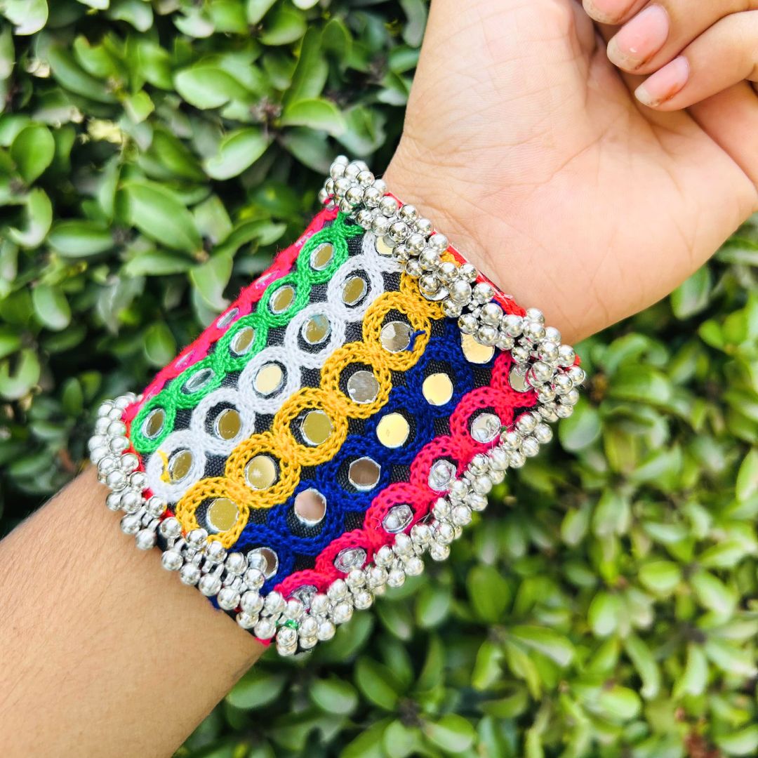 Navratri Special Premium Thread Multi-color Ghungroo Bracelet/ Kada