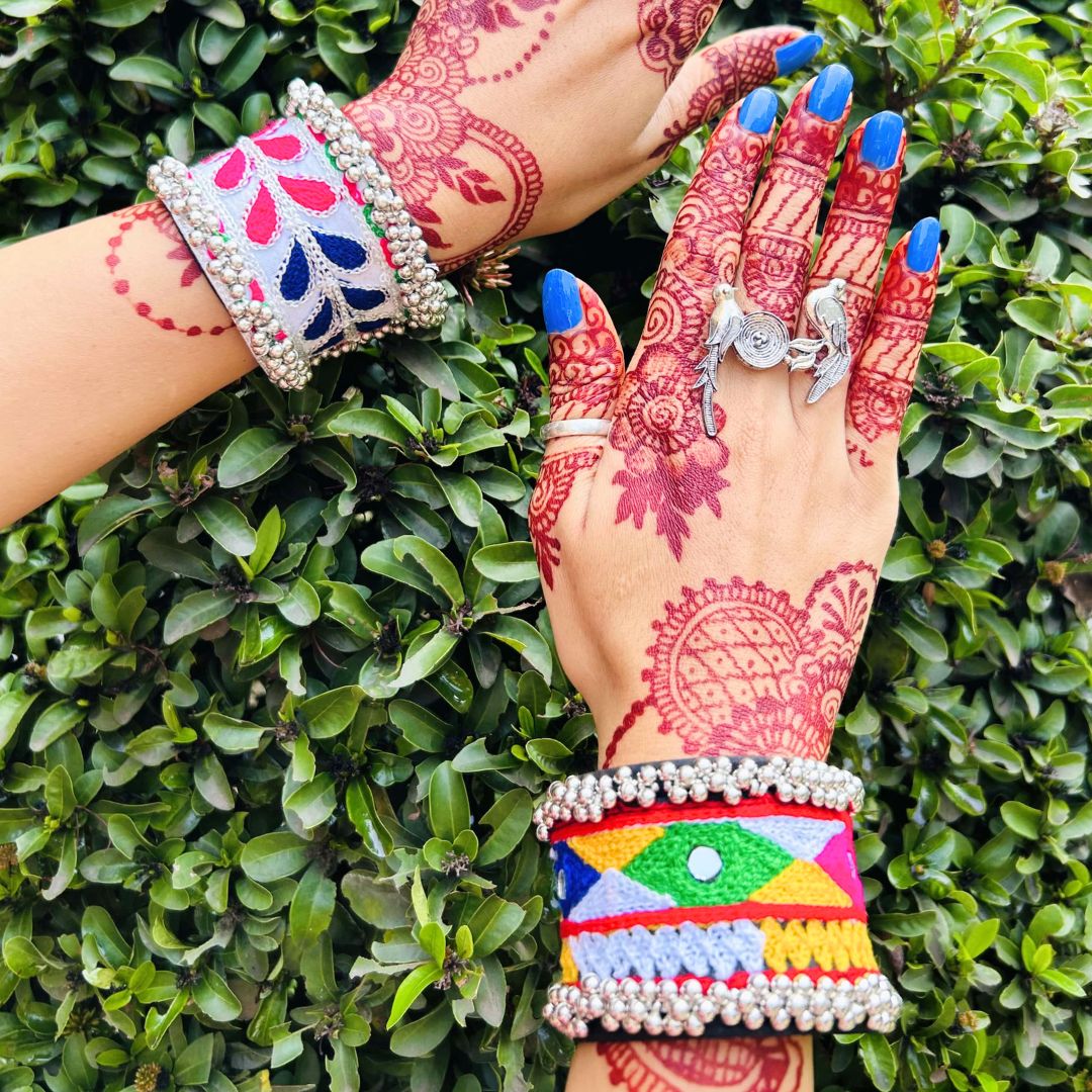 Navratri Special Premium Thread Ghungroo Bracelet/Kada