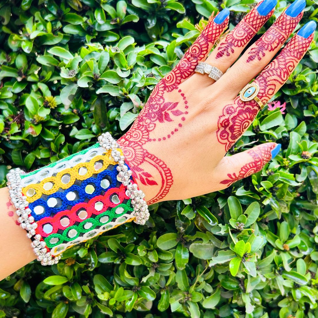 Navratri Special Premium Thread Multi-color Ghungroo Bracelet/ Kada