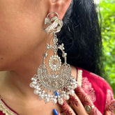 Haseen Silver Plated Chandbalis