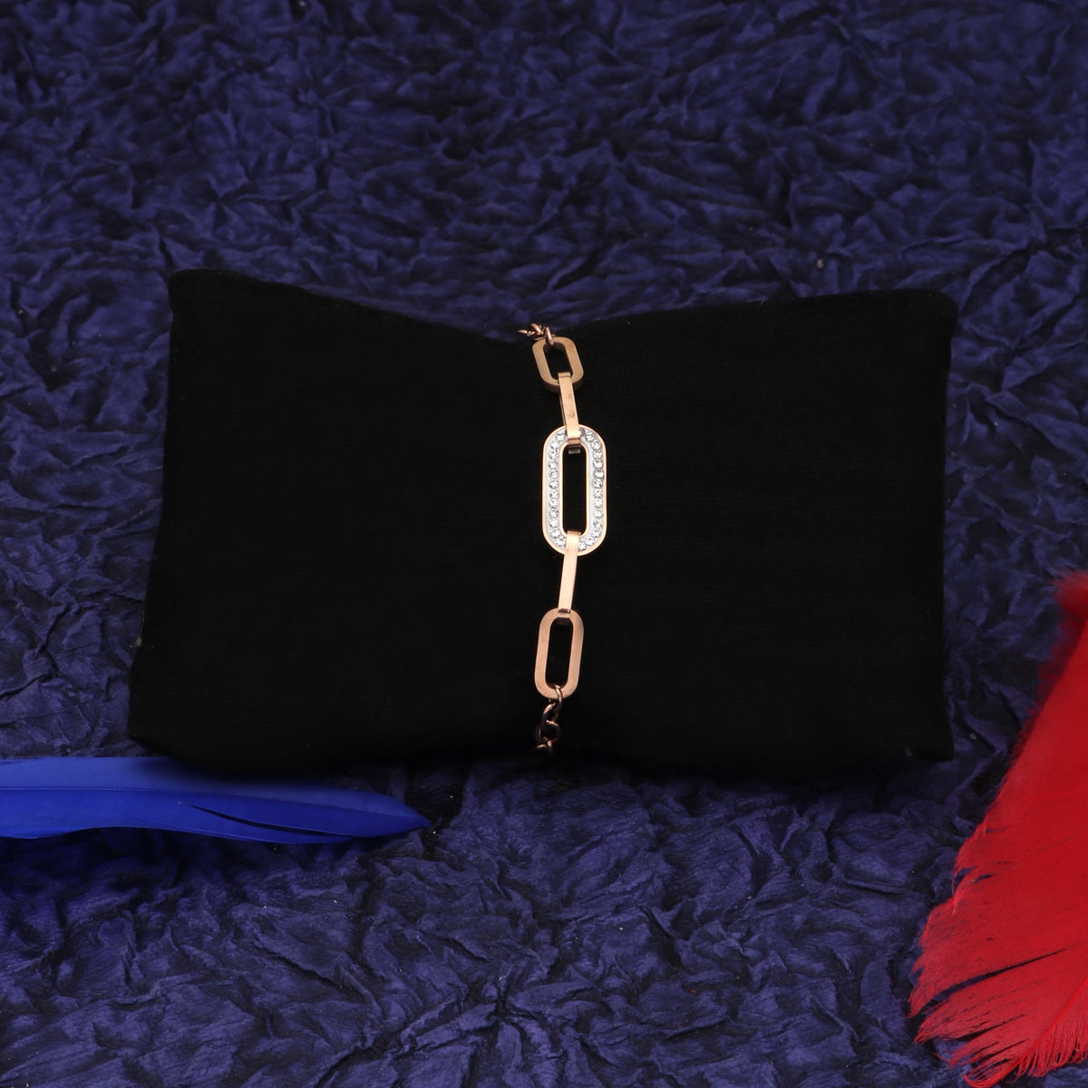 Unity Chain Rose Gold-Plated Link Bracelet