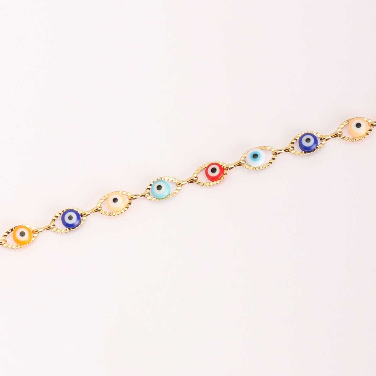 Multi Colored Evil Eye - Tennis Bracelet