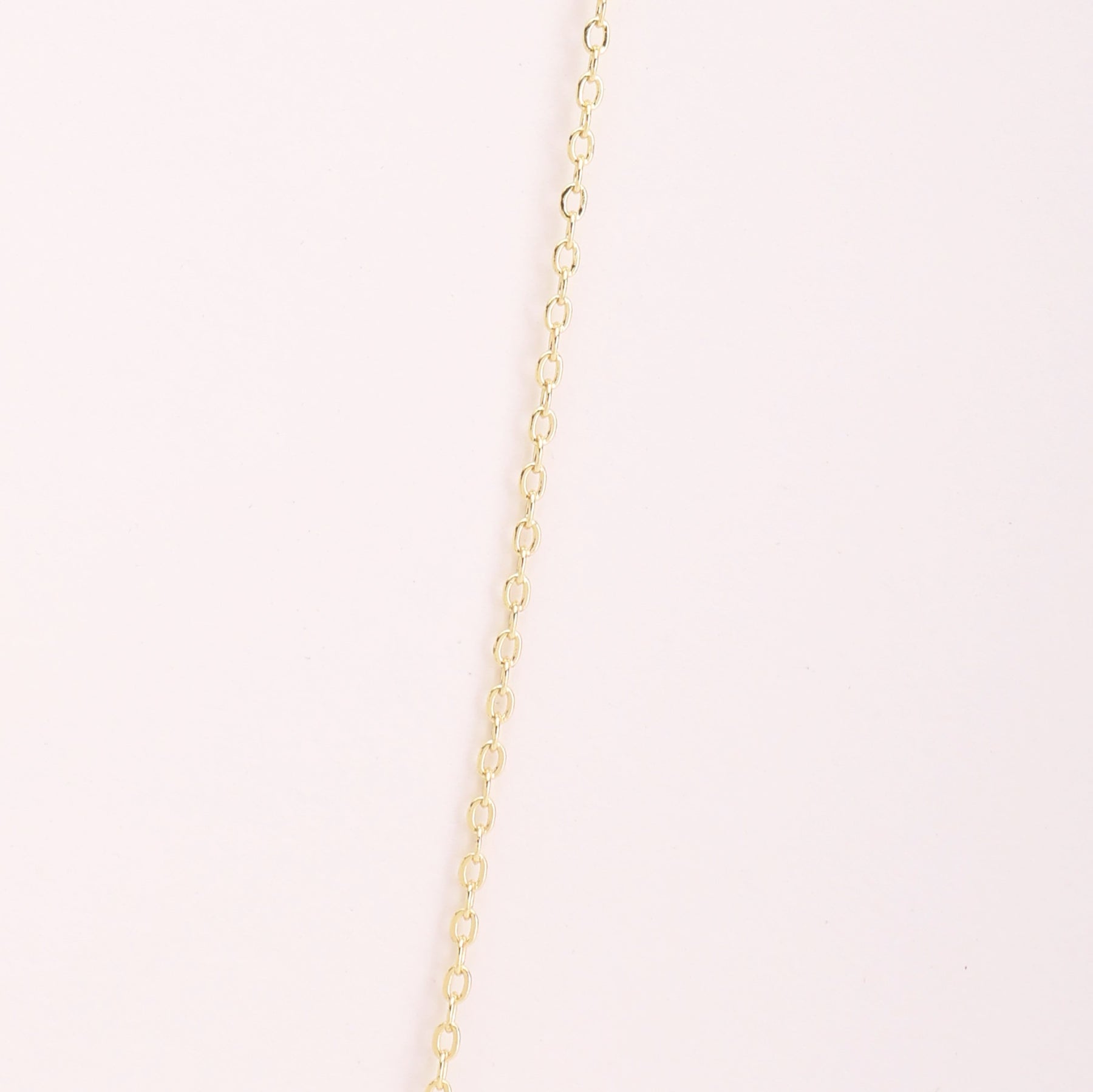 Gold Plated White Evil Eye Pendant