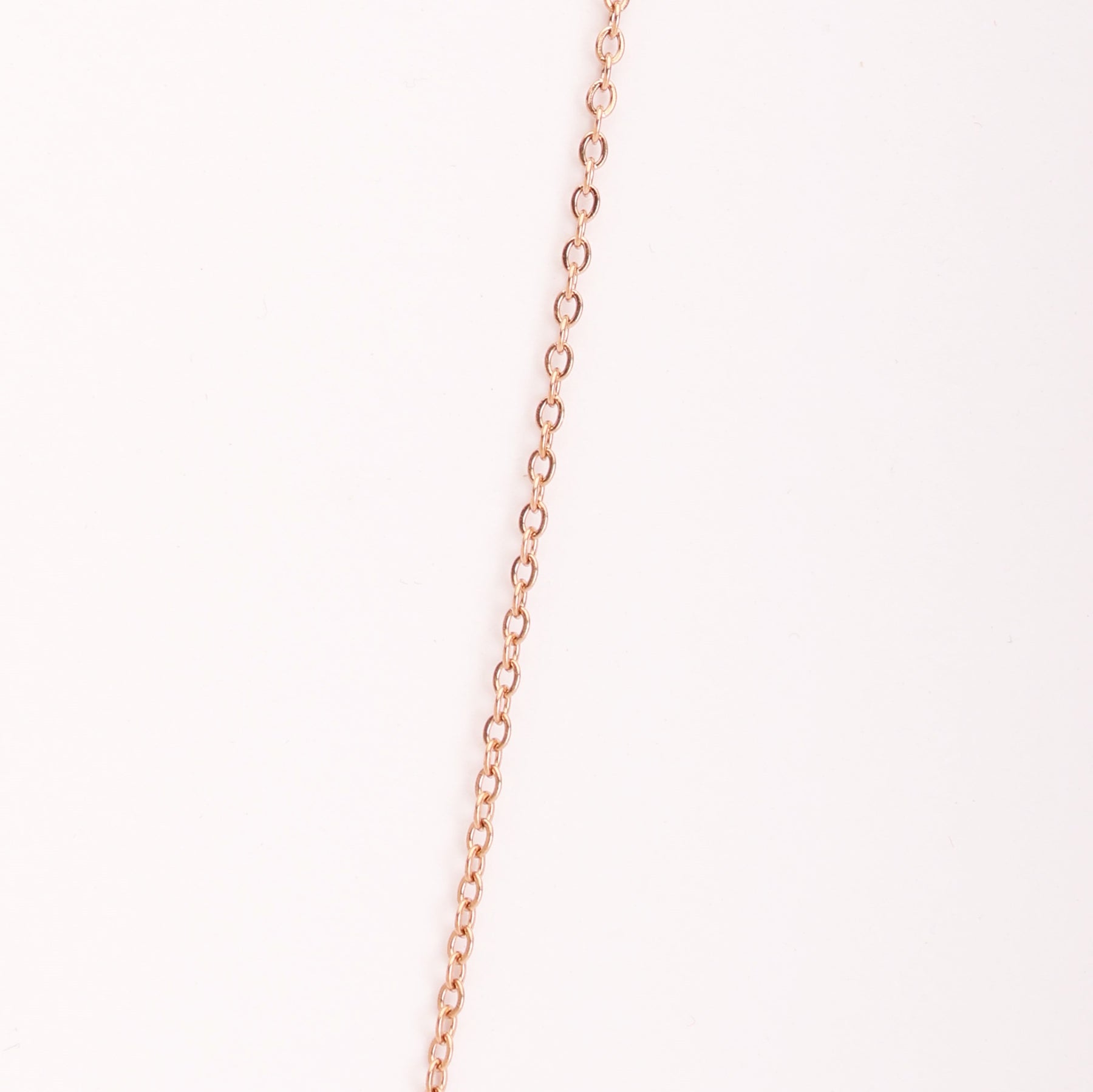 Rose Gold Blue Evil Eye Lashes Pendant