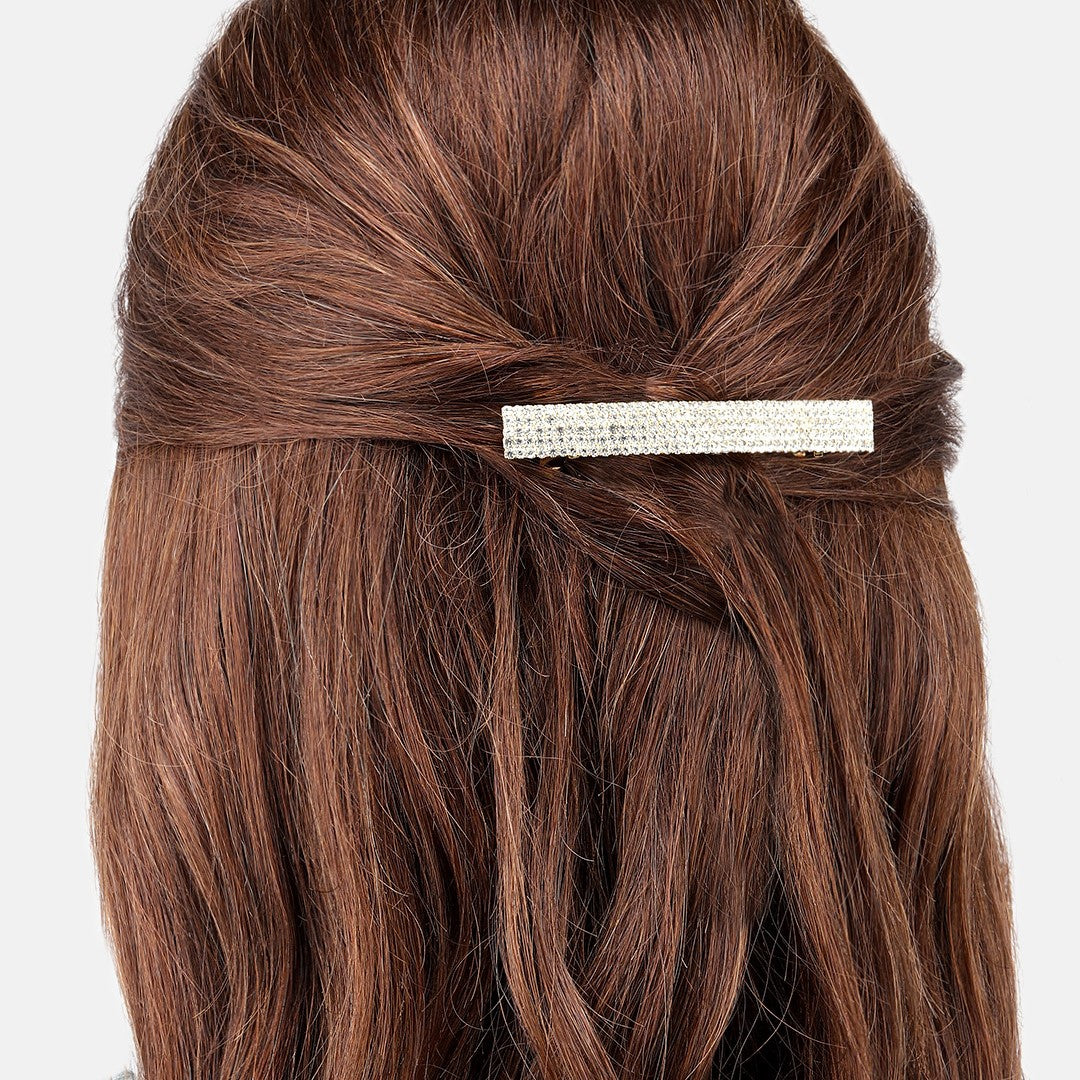 Laida Women Set of 2 Embellished French Barrette