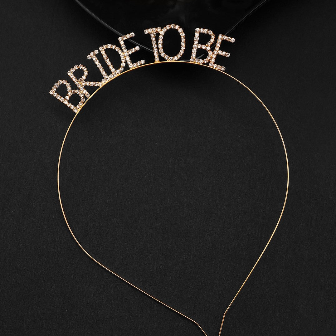 Bride To Be Golden  Hairband