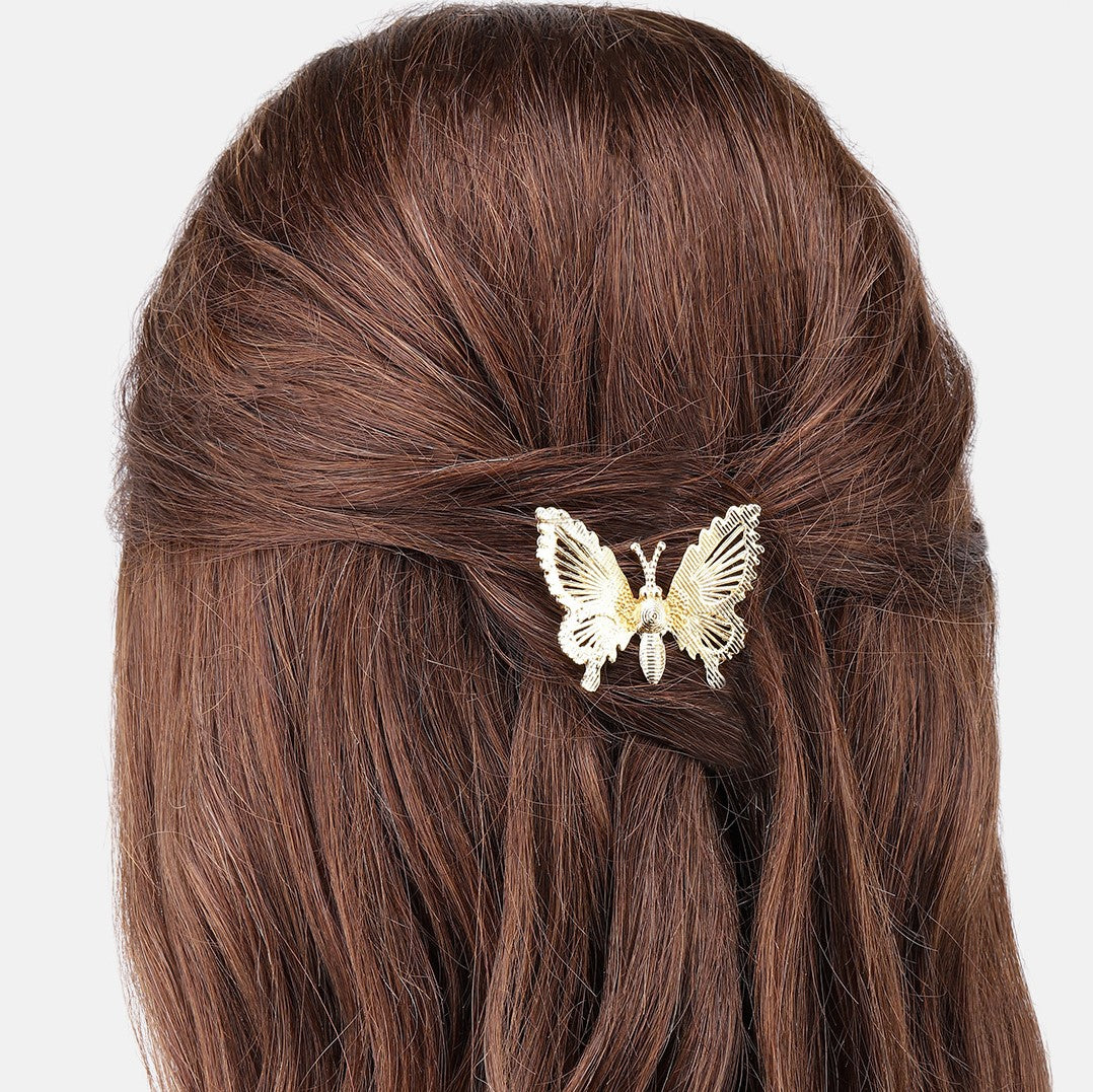 Laida Women Set of 4 Metal Embellished Hair Accessory Set