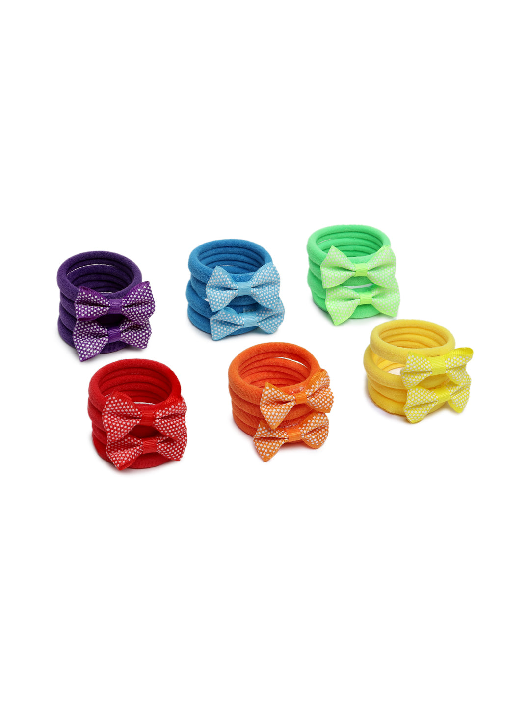 Laida Girls Set of 24 Embellished Ponytail Holders